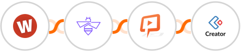Wufoo + VerifyBee + JetWebinar + Zoho Creator Integration