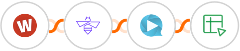 Wufoo + VerifyBee + WebinarGeek + Zoho Sheet Integration